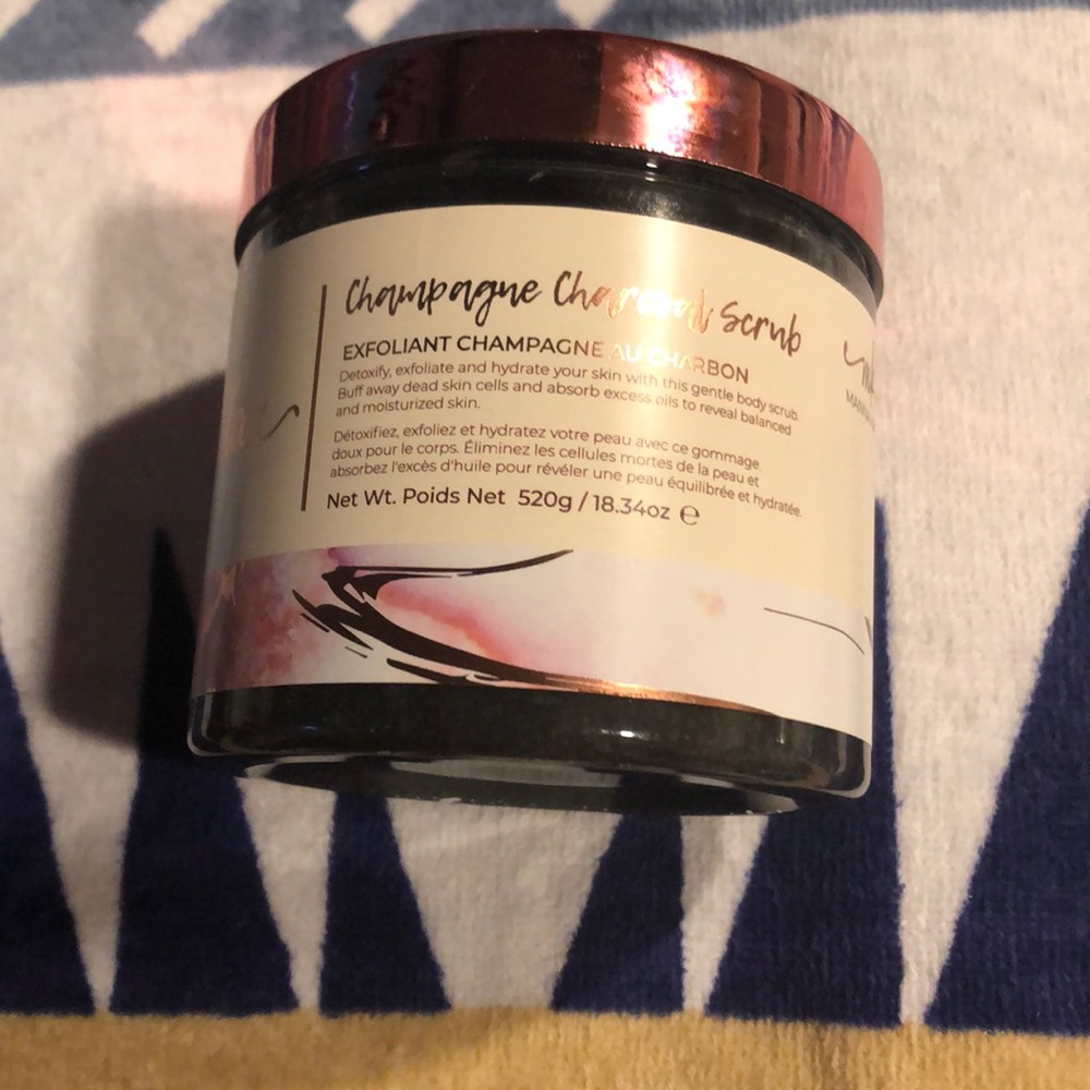 Charcoal scrub